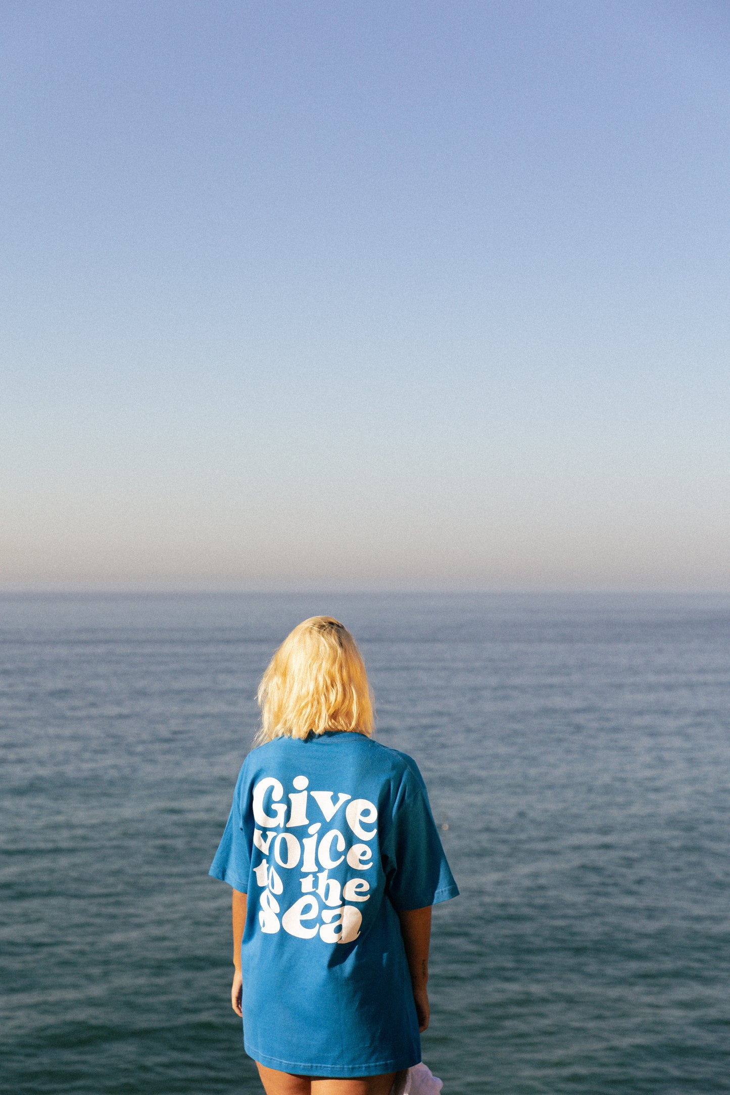 T-SHIRT OCEAN VOICE #azul