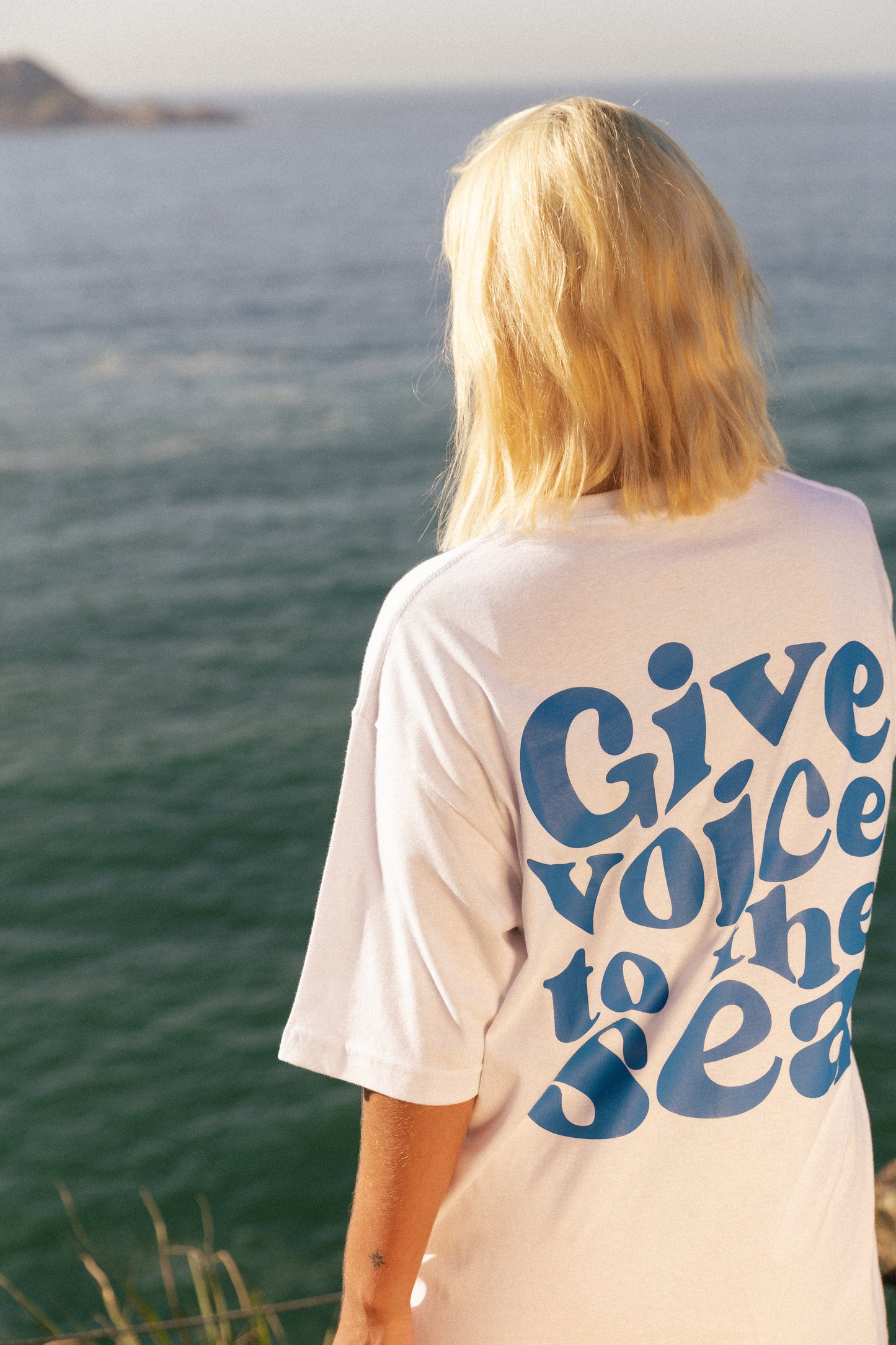 T-SHIRT OCEAN VOICE #branca