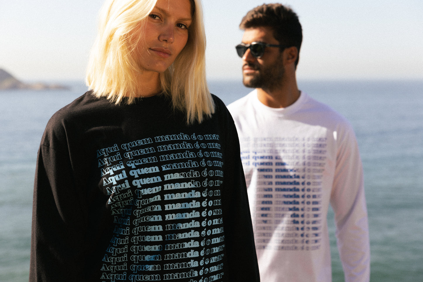 Long Sleeve Shirt WHALE DRAWING #preta