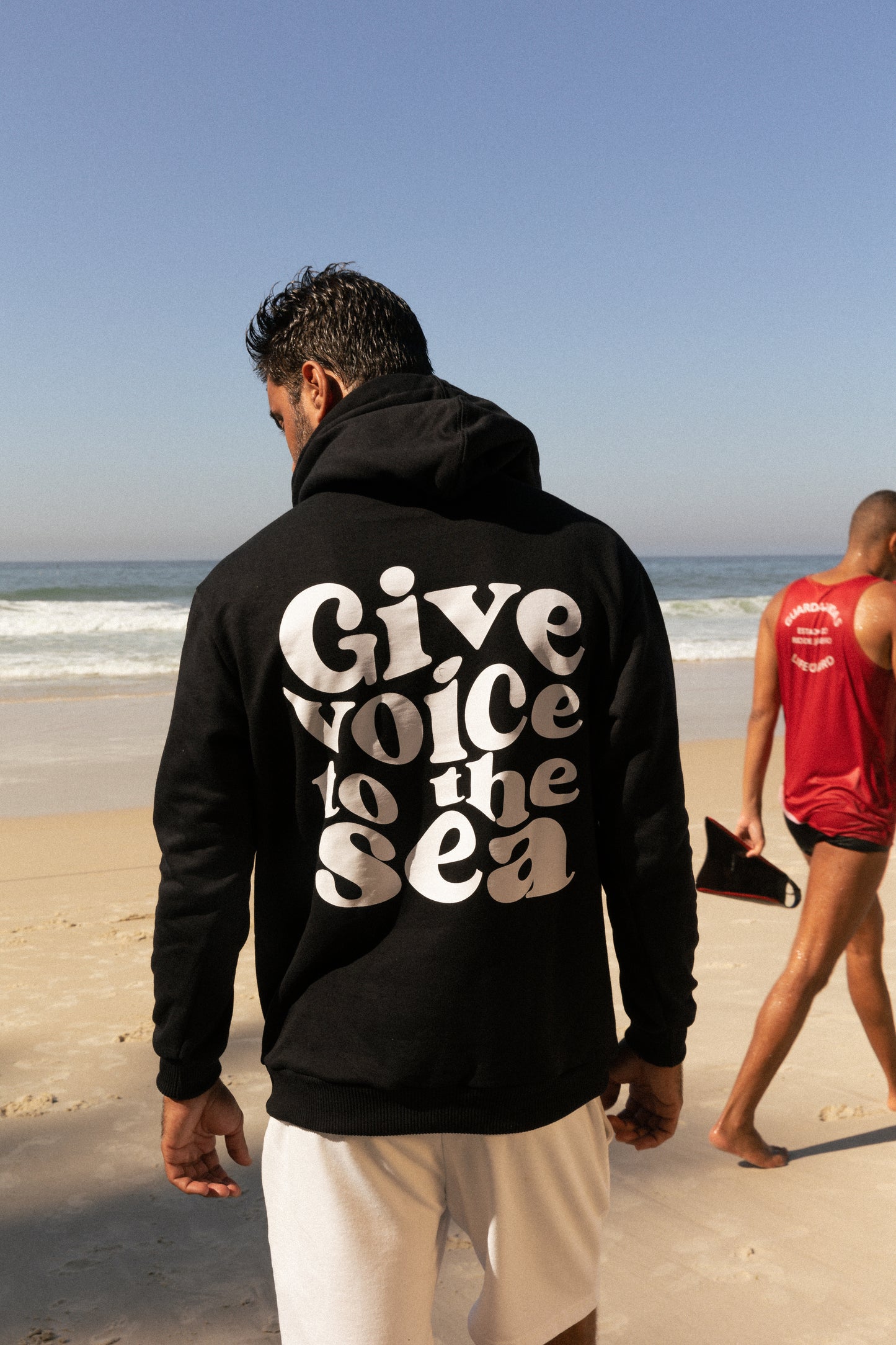 HOODIE OCEAN VOICE #preto