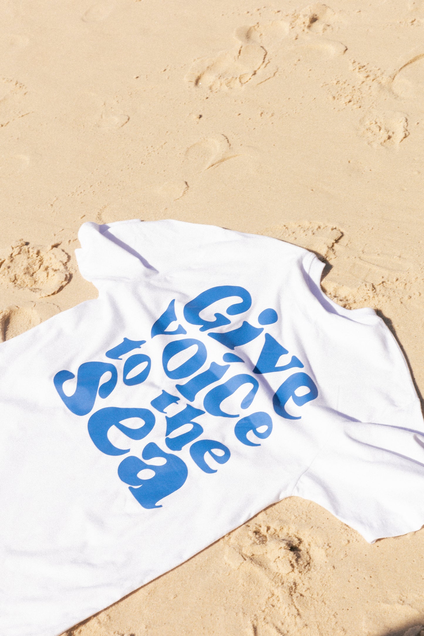 T-SHIRT OCEAN VOICE #branca